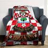 Name Custom Southampton Fc Print Flannel Blanket High Quality Warm Comfortable Cover for All Seasons Perfect for Gifts Home Decor