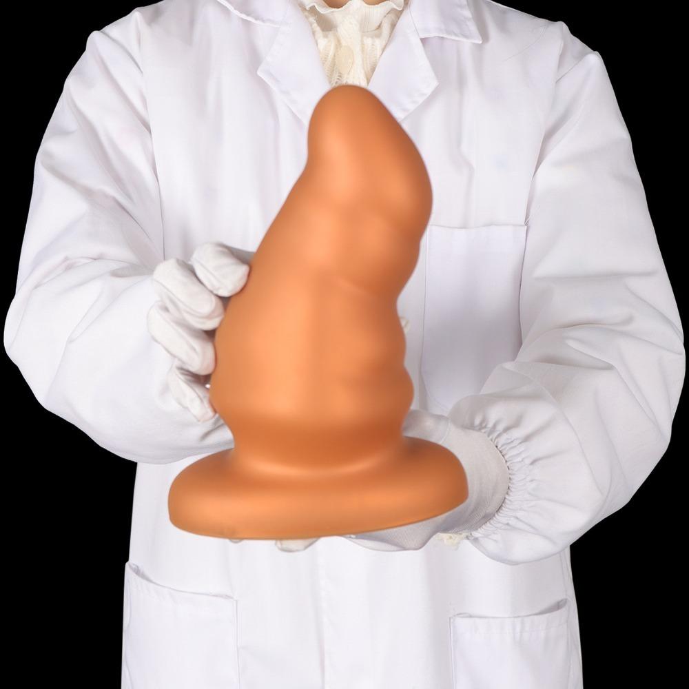 Liquid Silicone Anal Plug Soft Dildo for Men Women Adult Toys
