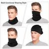 Winter neck warmer, unisex windproof face mask with fleece lining, suitable for hiking, skiing, cycling, and ice fishing