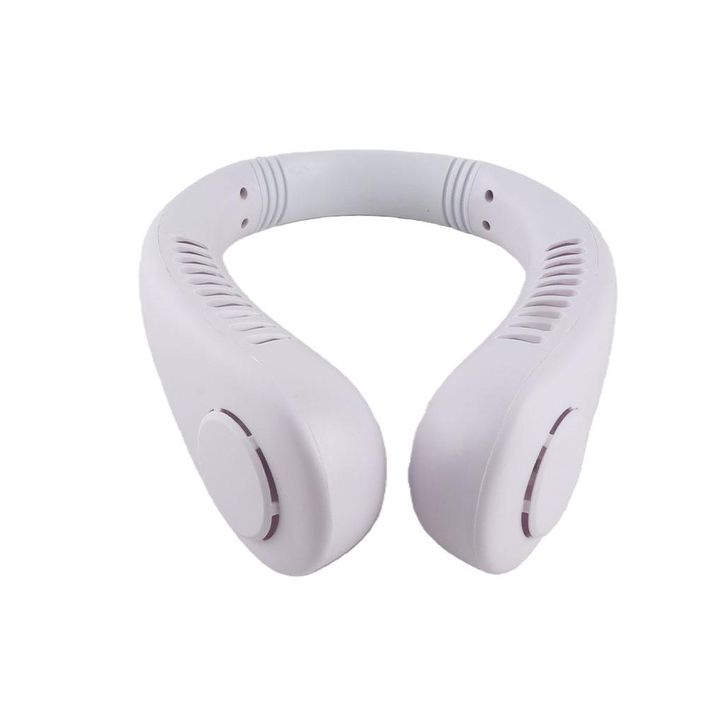 USB Neck Fan 3 Levels Low Noise Rechargeable Bladeless Long Battery Life Portable Neck Fan for Shopping Travelling