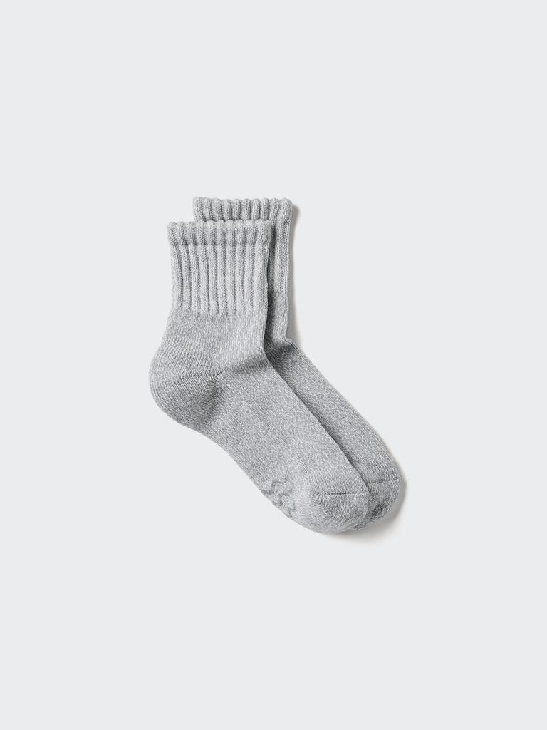 Uniqlo Heattech Half Socks Pile Soft Fit
