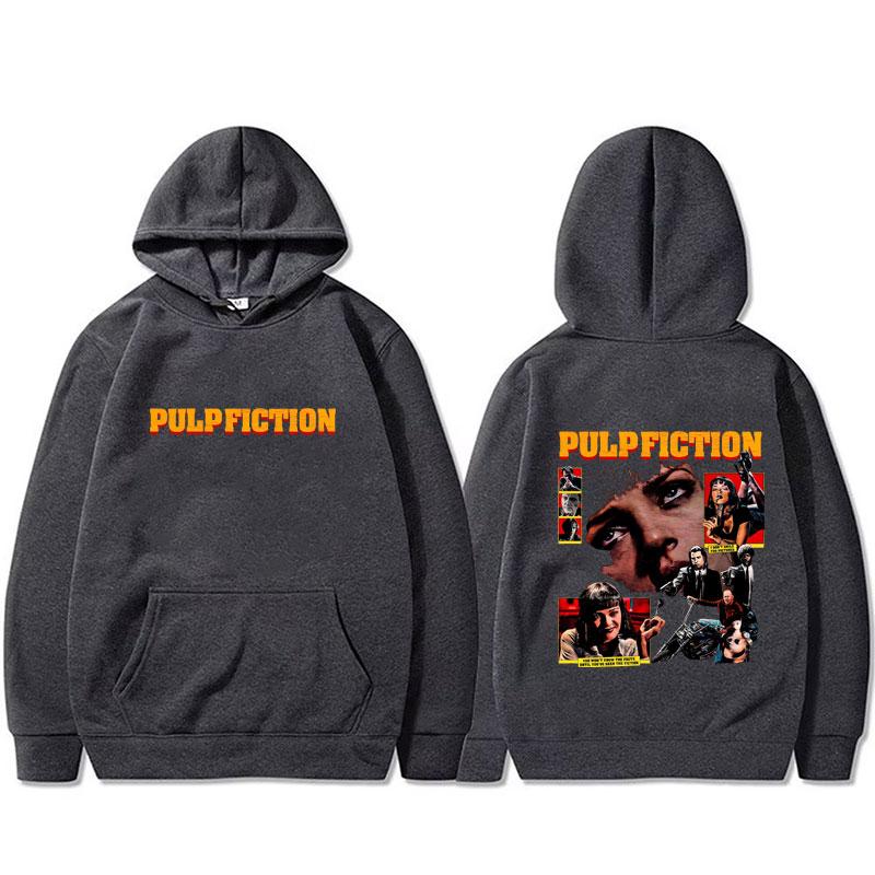 Movie Pulp Fiction Hoodie Quentin Tarantino Film Kill Bill Sweatshirt Men Women Casual Vintage Streetwear Pullover