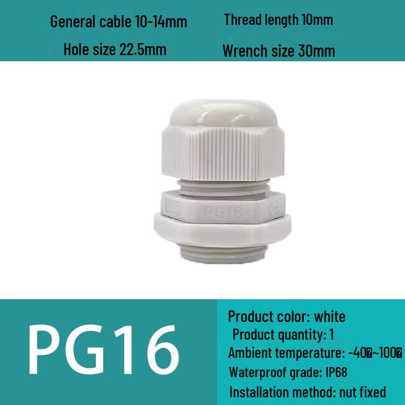 M Series Waterproof Nylon Cable Gland Connector