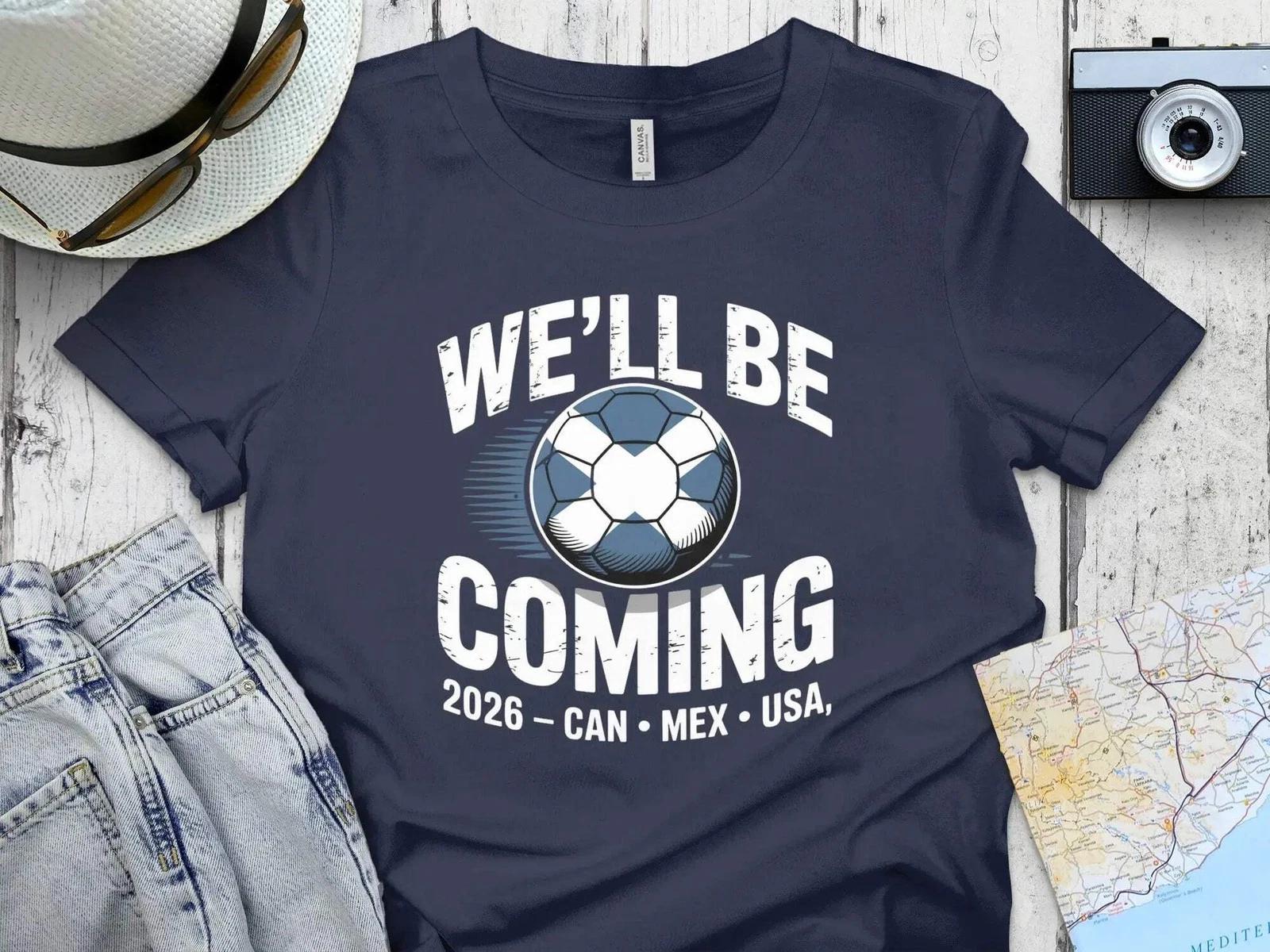 Scotland Football 2026 Celebration Soccer T-Shirt S