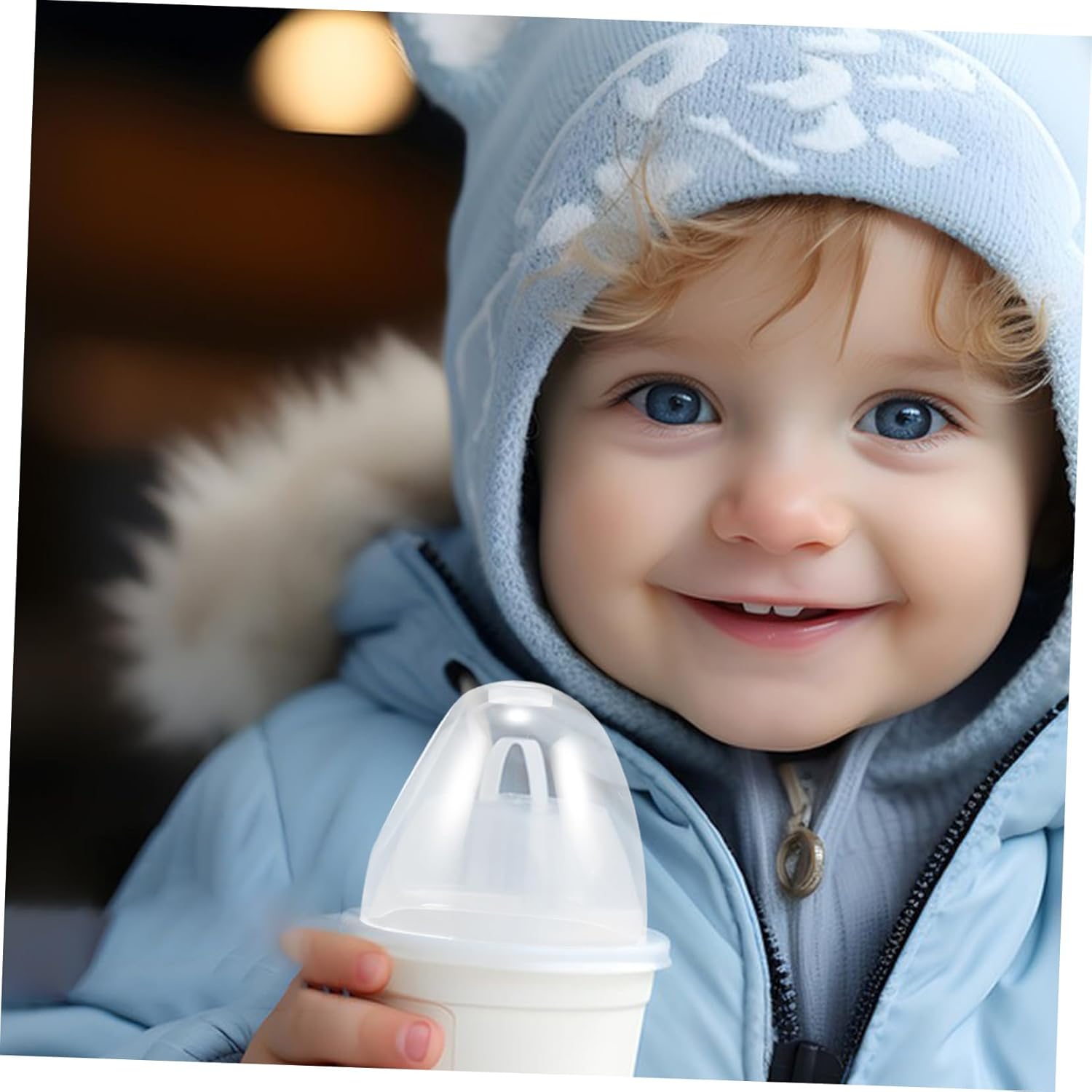 

Toyvian 3 шт. Прозрачные пластиковые крышки для бутылочек для кормления, аксессуары, удобная замена для использования с бутылочками для молока