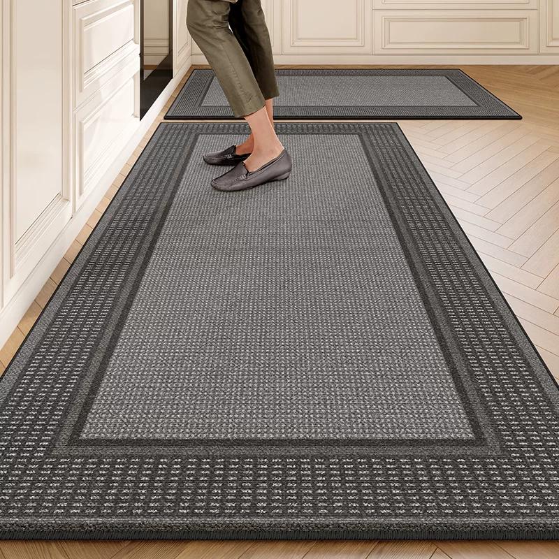 Kitchen floor mat, waterproof, anti slip, oil resistant, erasable, non washable, dirt resistant, specialized for household use, floor mat, carpet