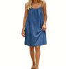 Women's Casual Dress With Comfortable And Breathable Suspender And Loose Beach Skirt