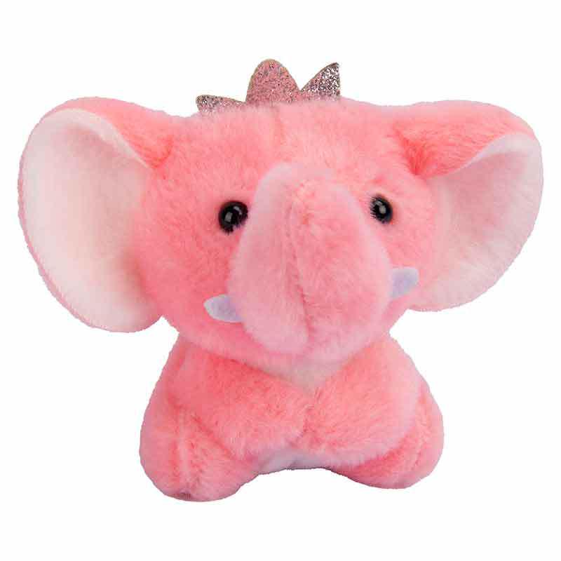 

Cartoon Elephant Plush Toy: Soothing Baby Doll & Backpack Pendant Birthday Gift 10cm розовый