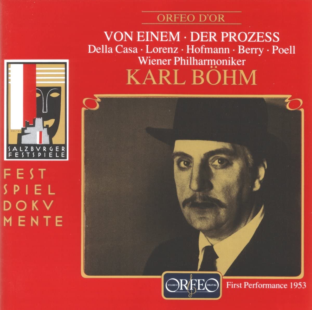 

CD EINEM G. V. Opera Judgment 2CD Einem C393952IC39395 Orfeo 1995 Germany Classical Used