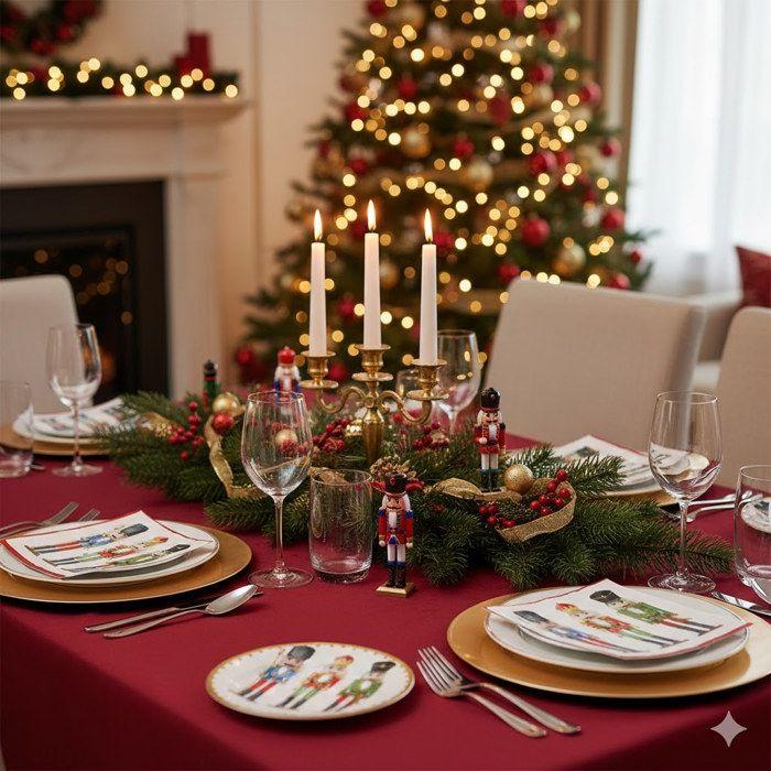 20 serviettes en papier 33 x 33 cm Casse noisette