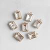 Engood 100Pcs Rhinestone Crystal Button Sewing Trim & Embellishments Craft Buckle for DIY Earring Necklace Pendant Hair Jewelry