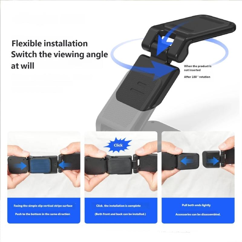 Magnetic Clip Mount For Action Camera Quick Release Secure For 360 GO Ultra CameraVlogs And Outdoor Activity