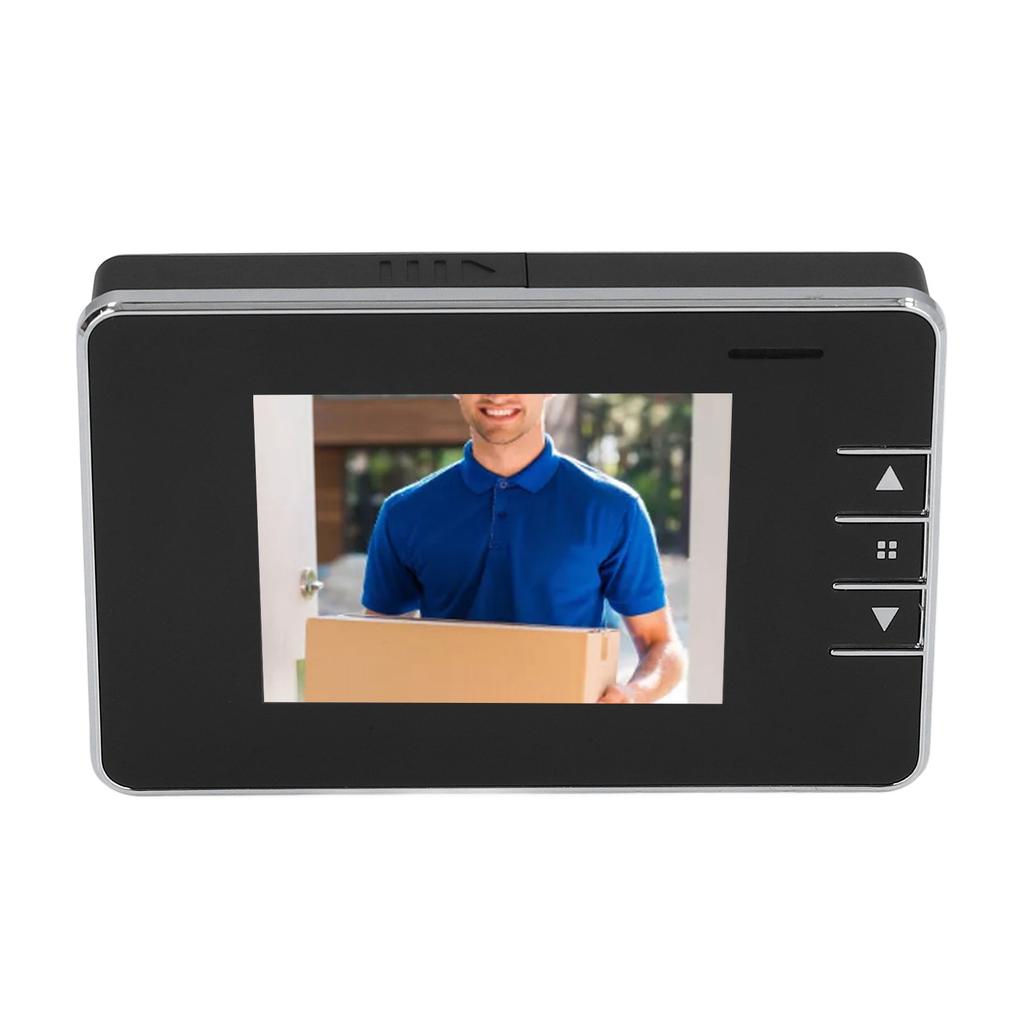 Door Peephole Viewer Camera 120 Degree View HD Night Vision 2 Way Intercom Smart Video Doorbell