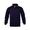 Men S Long Sleeve Casual Stand Collar Button Detail Jacquard Sweatshirt