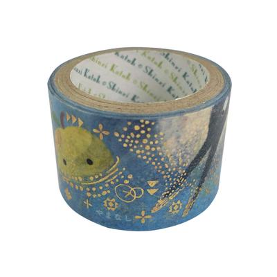 Wyprodukowano w Japonii Kenji Miyazawa Yamanashi Brokatowa Taśma Maskująca 27mm 3m Rolka Seal-do Taśma z Folii, Szeroka, (ks-dt-50017)