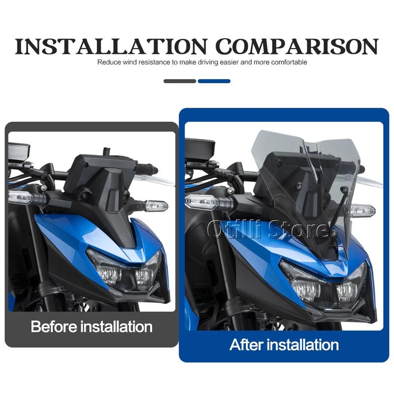 For Honda CB750 Hornet 2025 2026 CB 750 Front Windscreen Spoiler Windshield Viser Visor Fairing Wind Screen Deflector Protector