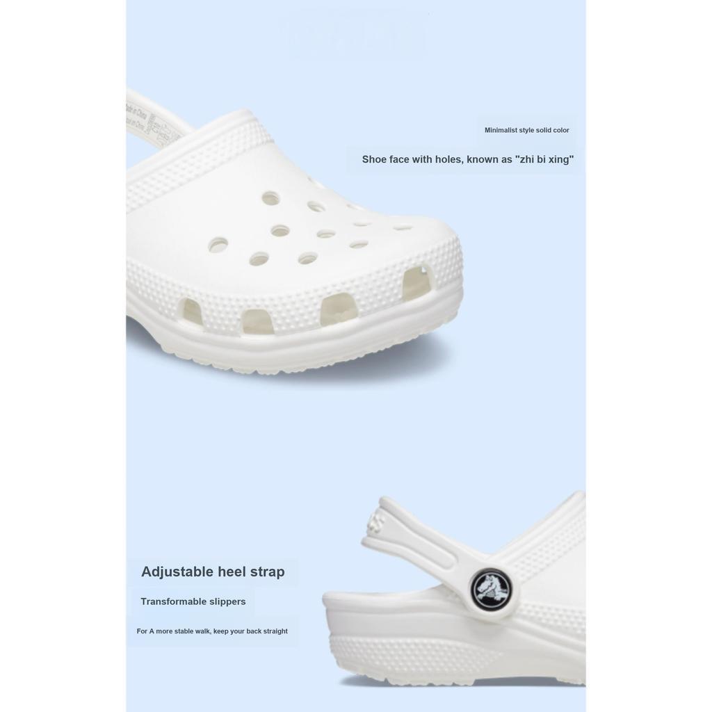 Crocs Classic Clog Bílá (Děti) Dětské tenisky 206991-100