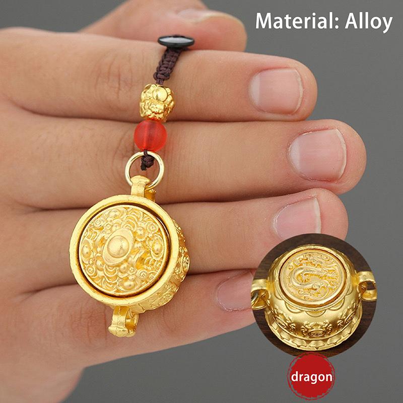 Creative Zodiac Cornucopia Keychain Chinese Style Lucky Pendant Keychain Exquisite Backpack Decoration Accessories Gifts