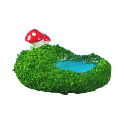 Dekoratives Mini-Steingarten-Ornament Harzfiguren Miniaturen Mini-Bergstatue Simulation Mikro-Landschaftsornamente Puppenhaus