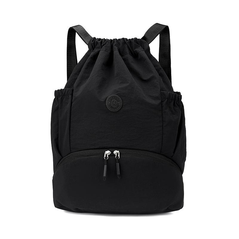 Schoolbag Korean backpack women's 1011 new lightweight casual fashion drawstring nylon backpack student travel mountaineering bag tide