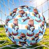 1 pallone da calcio Argentina Celebration Taglia 5, Adatto per partite di allenamento/allenamenti per tornei, Leggero e resistente gt70720