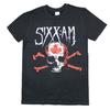 Pánské Sixx A.M. Darkness Skull 2016 Canada Tour Tričko Malé Černé