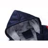 Autumn Winter Men's Casual Sports Suit Hooded Cardigan Plus Velvet Jacket Thick Sweater