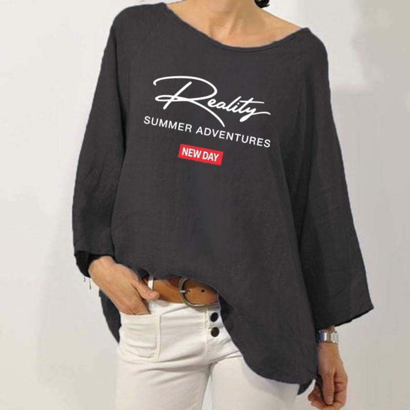 IHUASU Women's Fashion Casual Long Sleeve O-Neck Blouses & Shirts Elegant