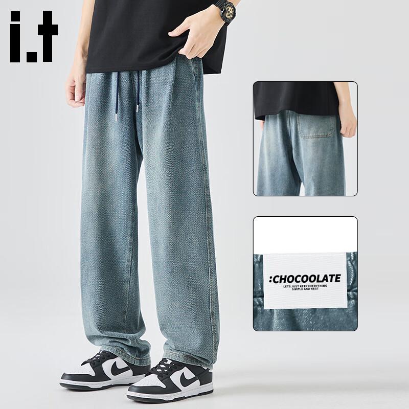 :CHOCOOLATEit Мужские джинсы прямого кроя в американском ретро-стиле 3XL