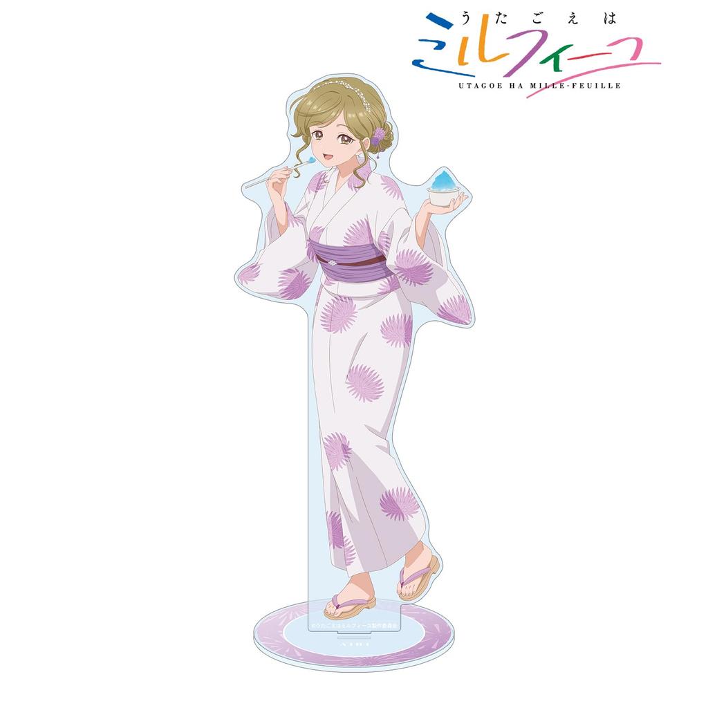 TV anime wa Original illustration of Airi Summer Festival Extra large acrylic stand "Utagoe Mille-feuille" ver.