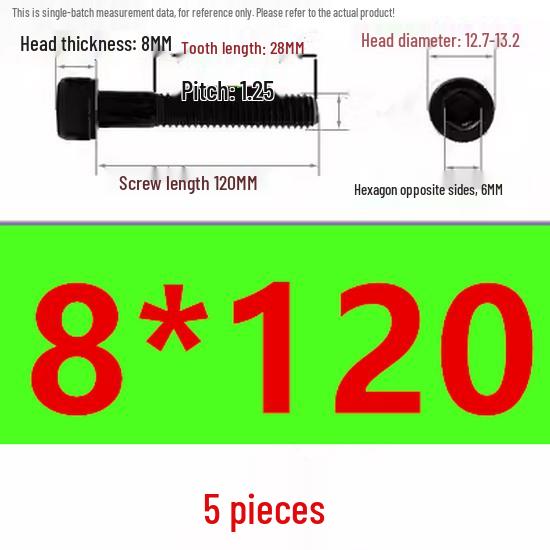 High-Strength Grade 12.9 Internal Hex Head Screws M1.4-M20