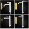 Stainless Steel Single-Cold Basin Faucet