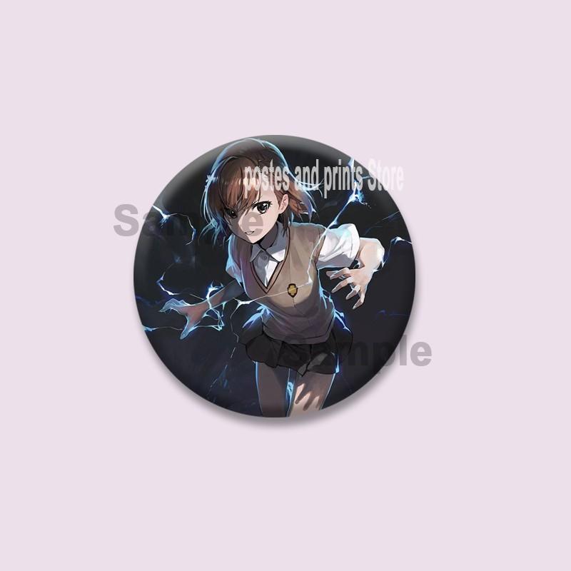 Anime A Certain Scientific Railgun Enamel Pins Cartoon Figure Brooch for Backpack Clothe Jewelry Accessories Collectible Badges