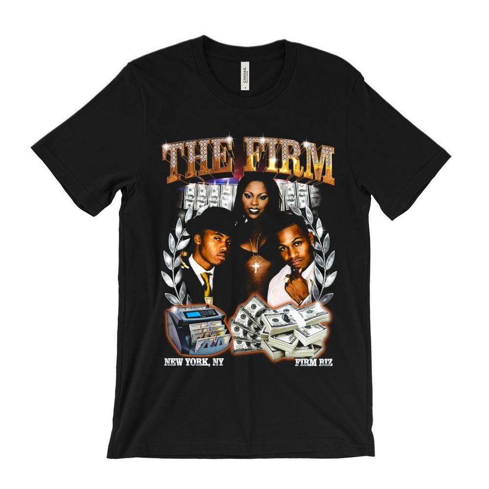 The Firm T-Shirt - Nature - Nas AZ Foxy Brown Illmatic Phone Tap - Firm Biz Unisex T-Shirt XL
