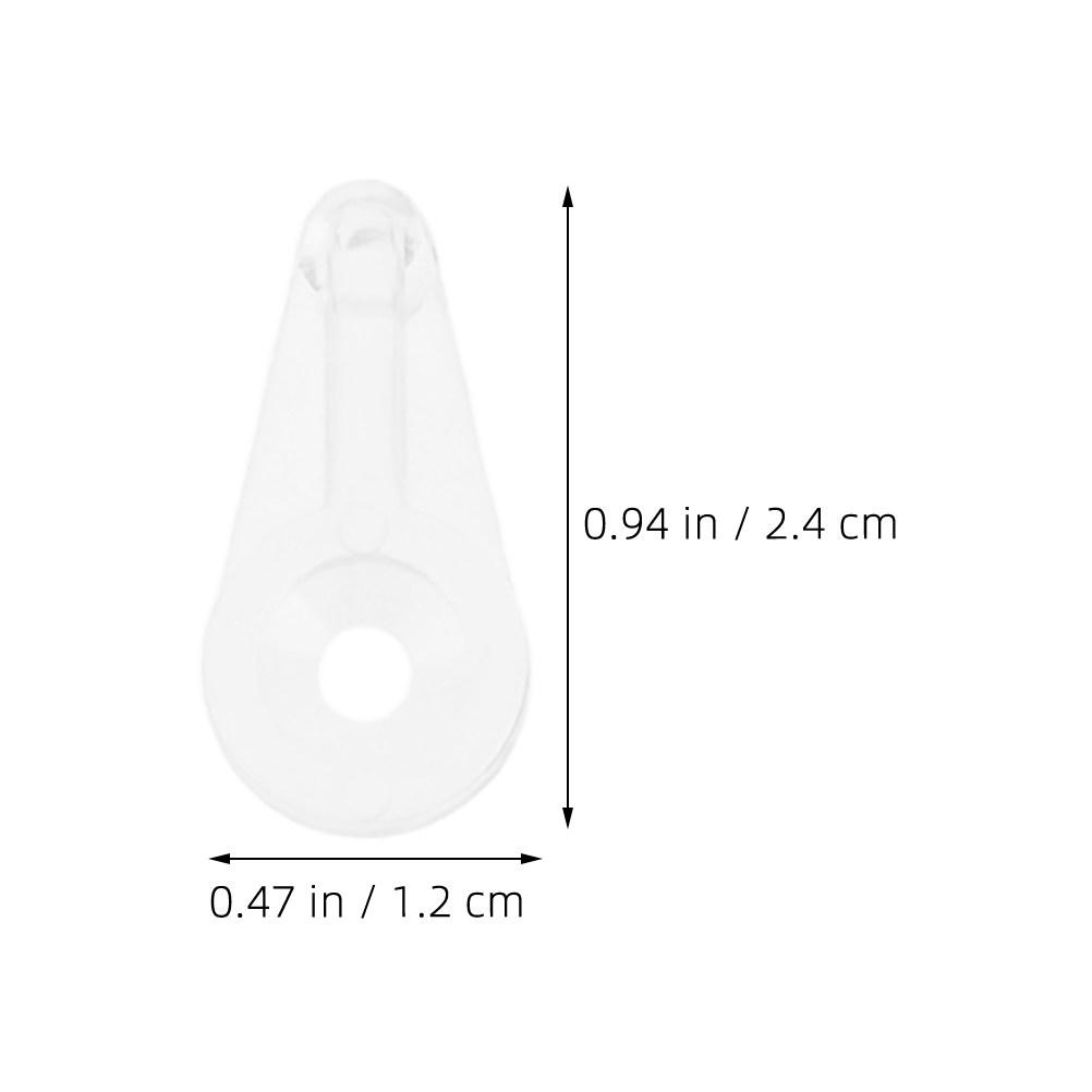 50 Pcs Glass Door Retainer Clips for Cabinet Mirror Clamps Cabinets Install