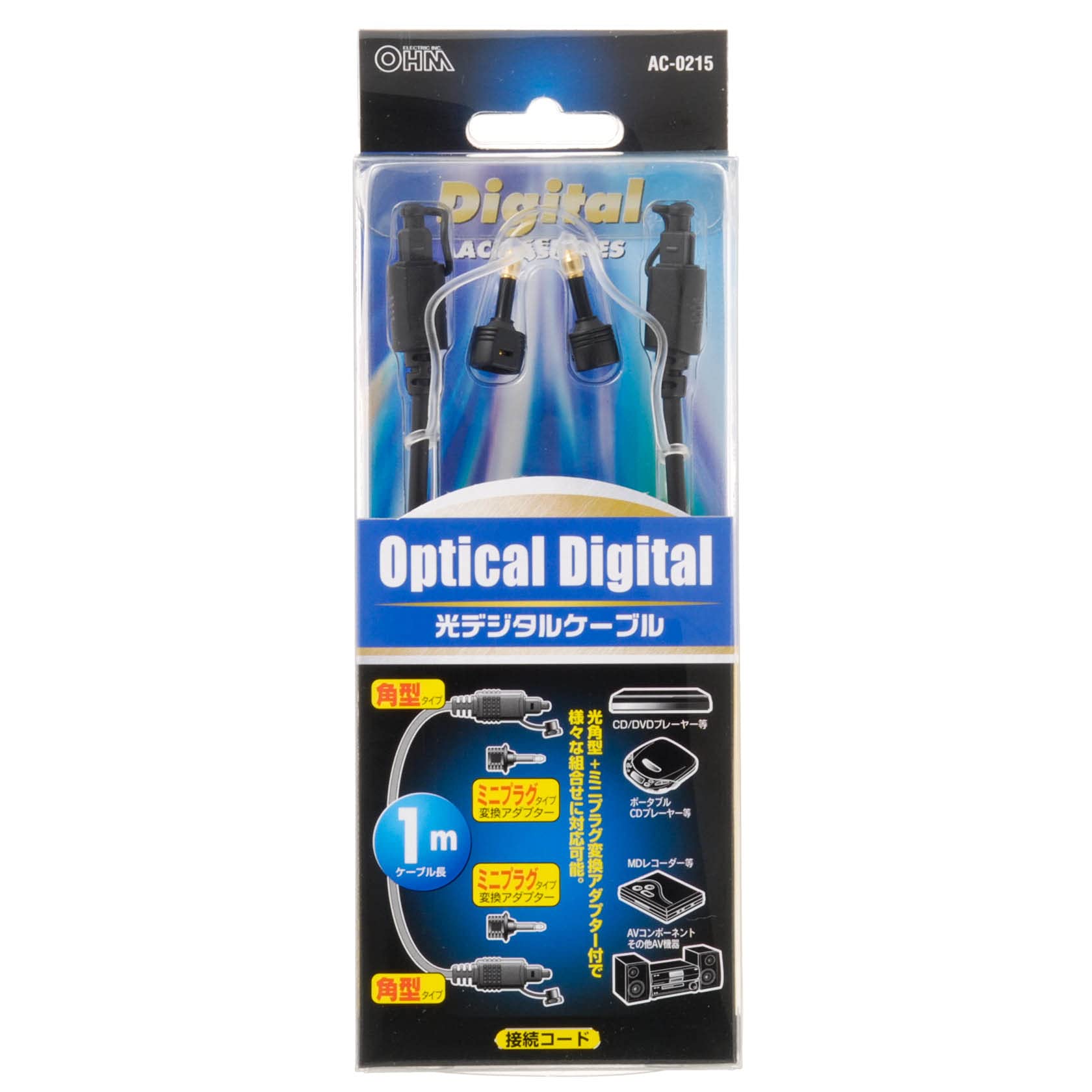 

Электрический AV-кабель Ohm AC-0215 [1м]