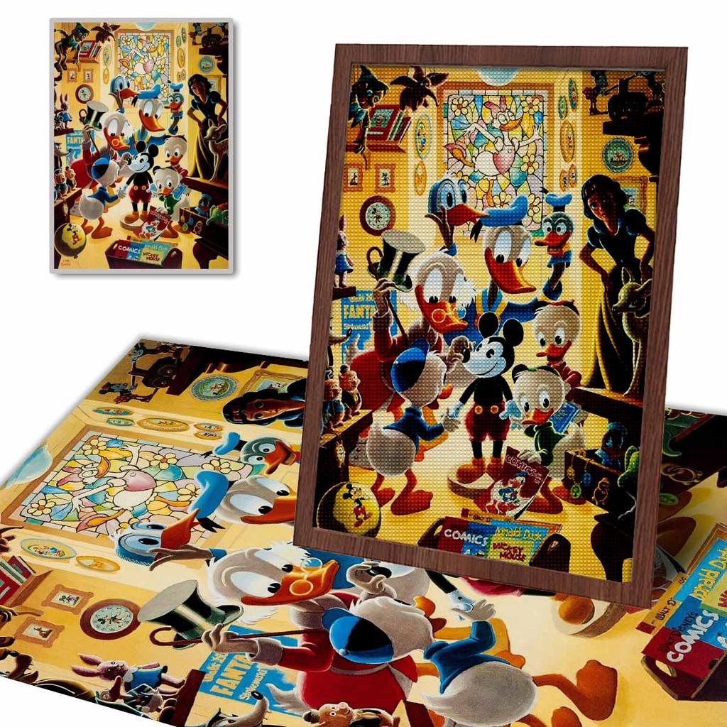 5D Diy Diamond Painting Donald Duck's Nephew Full Drill Rhinestones Mosaic Embroidery Handmade Products Home Decor Gift