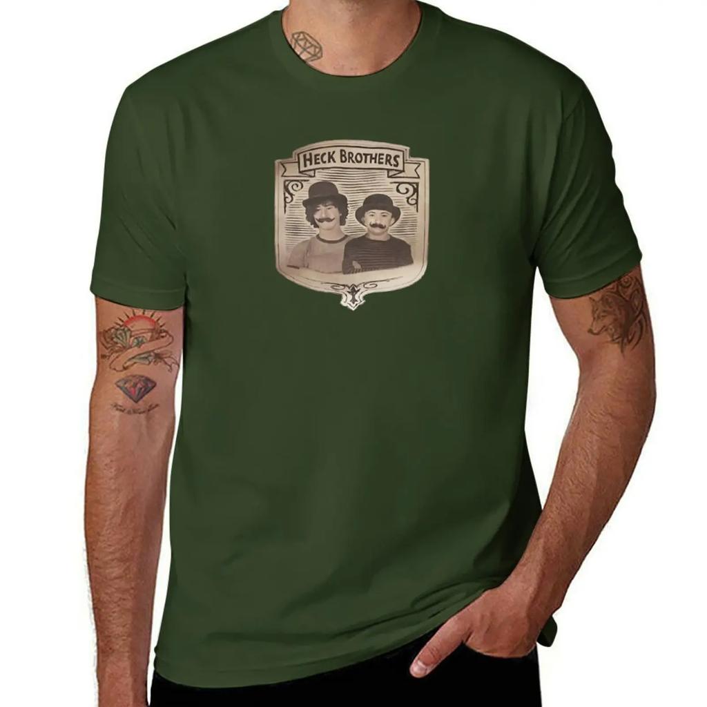 the middle heck brothers oldtimey bbq sauce TShirt kawaii clothes customs mens graphic tshirts anime