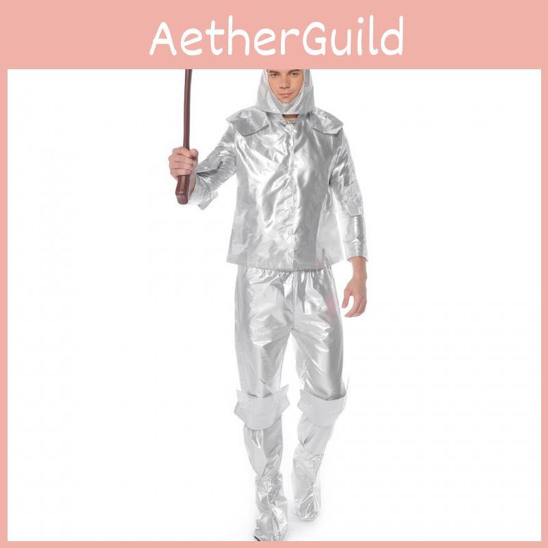 Dospělý Pánský Zelený Kostým Plechového Muže z Čaroděje ze země Oz pro Hraní Anime Postavy