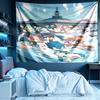 Sonic Print Tapestry, Lightweight Wall Hanging, for Bedroom, Dorm, Living Room, Home Art Decor, Birthday Christmas Gift for Friends