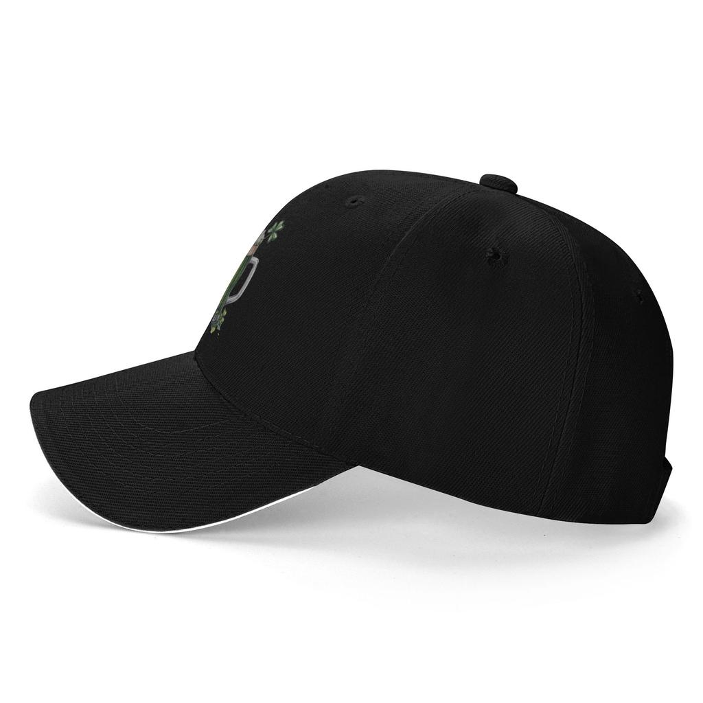 Women Unisex Saint Patricks Day Beer Mug Outdoor Hat  Trucker Cap Casual Baseball Cap Sports Sunshade