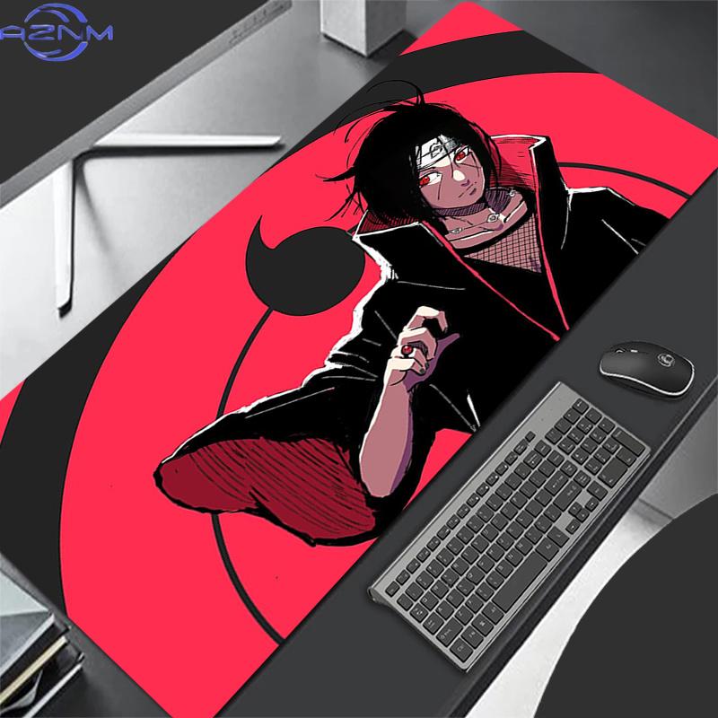 Popular Mouse Pad Naruto Anime Gaming Table Xxl Gamer Extended Desk Mat Soft Esports Players Aesthetic Japanese Style Mousepad