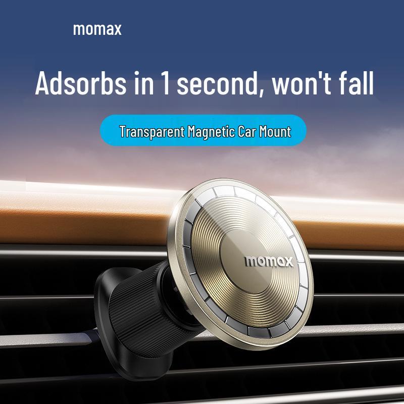 

MOMAX 2025 Magnetic Car Phone Holder for Air Vent with MagSafe Compatibility Standard