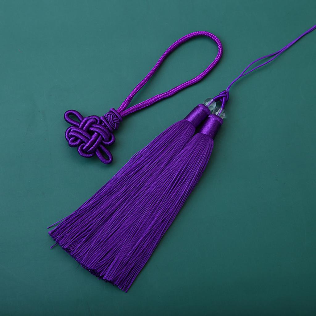Polyester Chinese Knot Tassels Charm for Handmade Craft Projects Handcrafted Ornament Decorative Festive Supplies