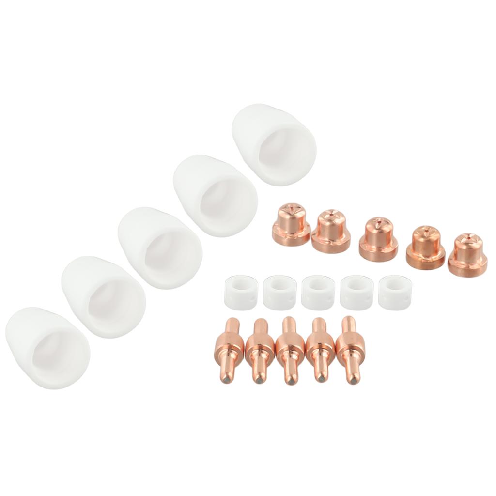 Maximize Your Plasma Torch Efficiency with PT 31 Consumables 20PCS Set for ES AB/L TEC PT 31 JG 40 WSD LG40 and Other Torches