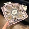 New old money wind chain neck scarf women's commuting versatile soft silk scarf neck protection shawl outer scarf