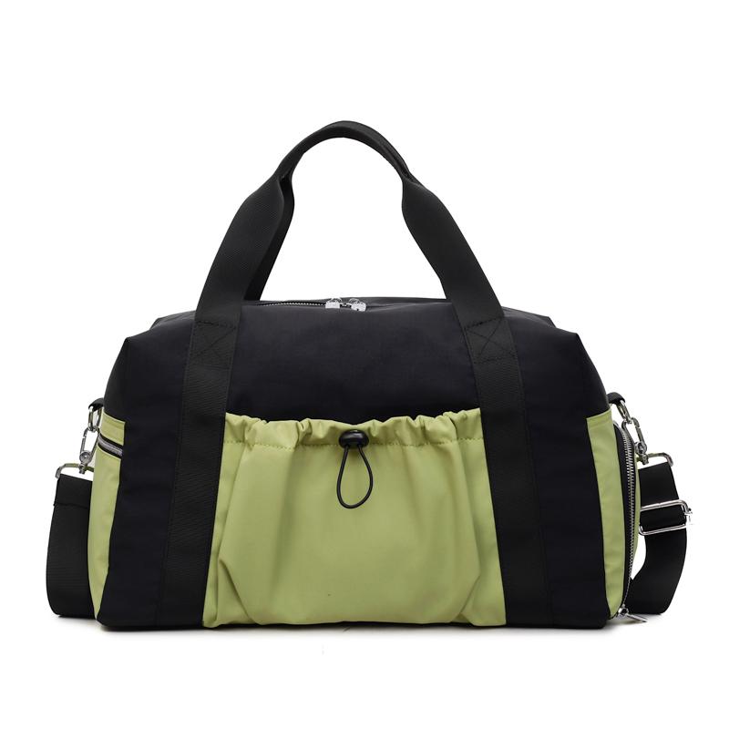 

Oxford Textile Solid Color 2026 New Travel Bag Zipper Trendy Casual Shoulder Bag Soft and Versatile Western Style Travel Duffels