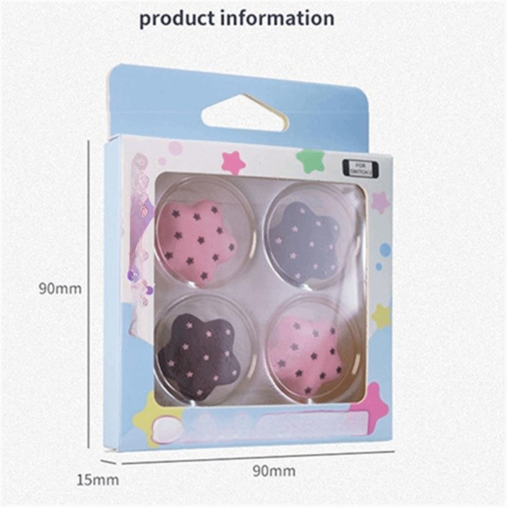 4 Pcs Non-Slip Joystick Cap Cover for Switch2/NS2/PS4/PS5/Pro/Xbox Controller Accessories