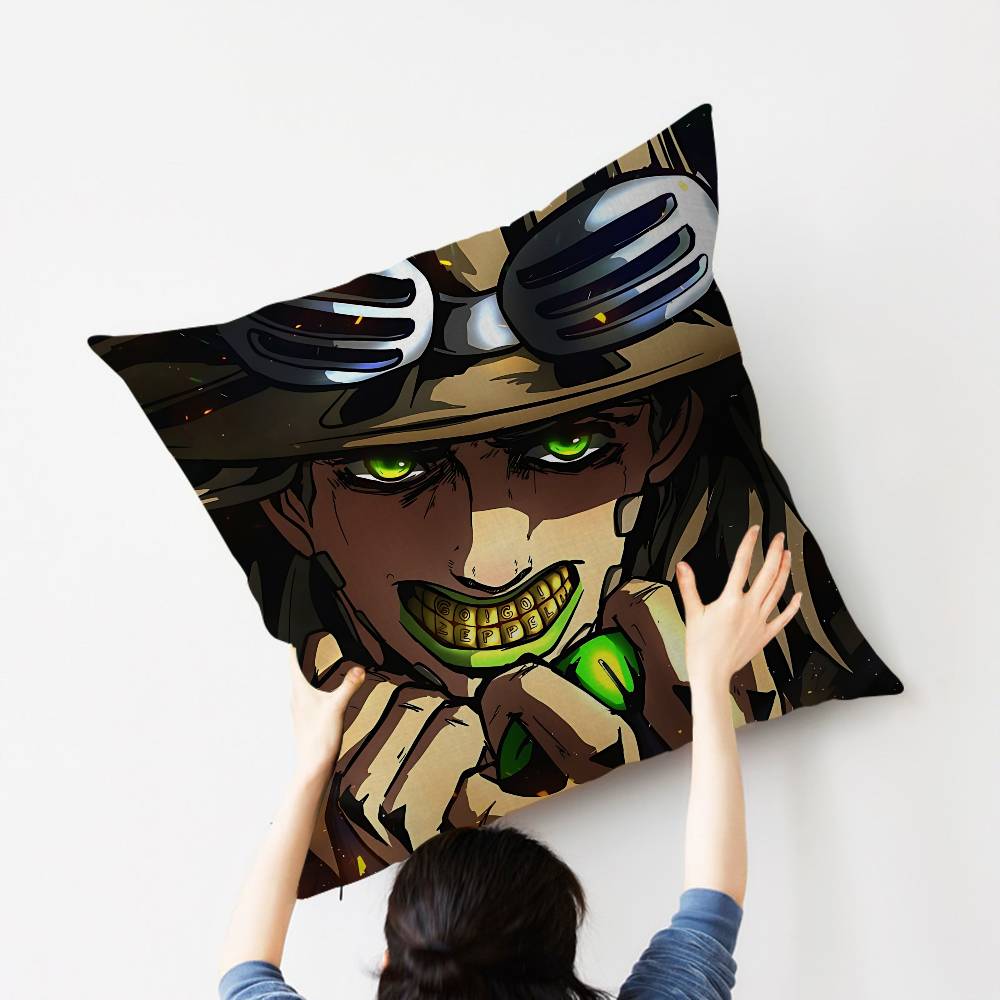 Classic Anime J-Jojo B-Bizarre A-Adventure Pillow Anime Pillow Sofa Bed Head Pillow Cover Cushion Cover 45X45 Cm Fashion