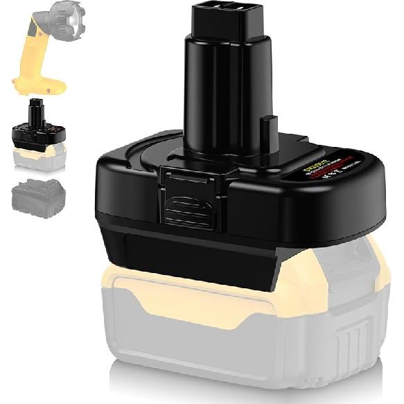 Battery Adapter for Dewalt 20v Convert To for Dewalt 12V-14.4V Ni-MH Battery, Convert for Dewalt 20v Battery To 12V-14.4 Ni-MH Battery Tools(Only